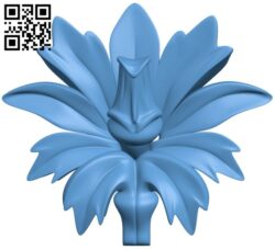 Flower pattern T0001461 download free stl files 3d model for CNC wood carving