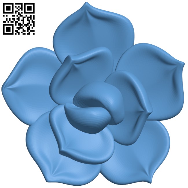 Flower pattern T0001622 download free stl files 3d model for CNC wood carving