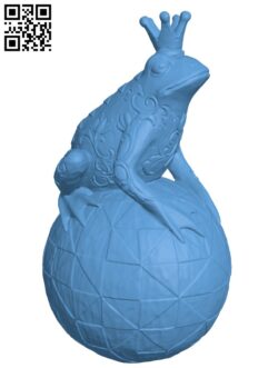 Frog on Mosaic sphere H009350 file stl free download 3D Model for CNC and 3d printer