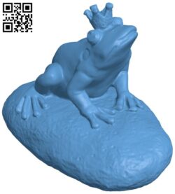 Frog on a stone H009349 file stl free download 3D Model for CNC and 3d printer