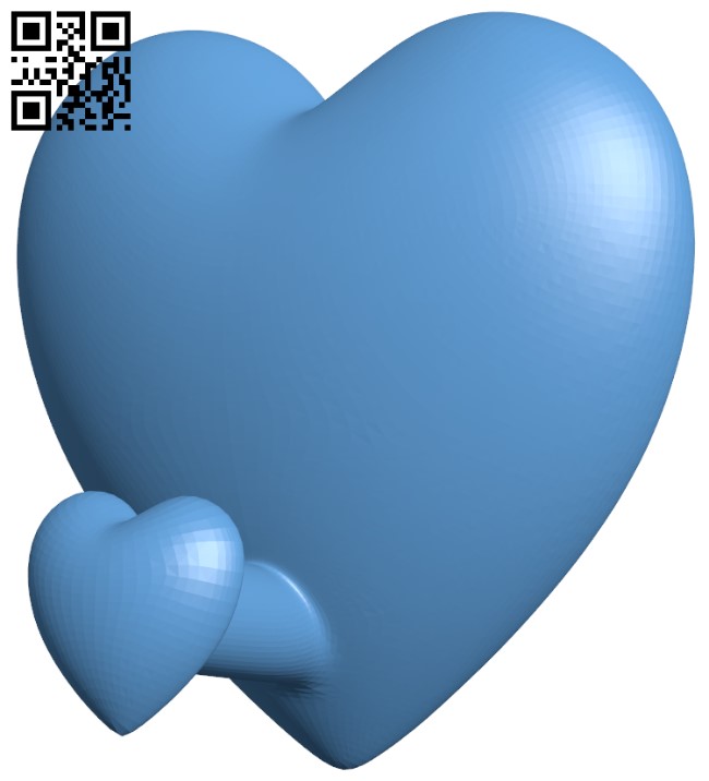 Heart hanger H009274 file stl free download 3D Model for CNC and 3d printer