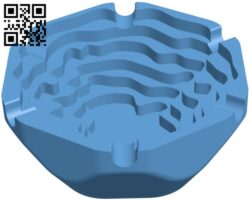 Isohips ashtray H009276 file stl free download 3D Model for CNC and 3d printer
