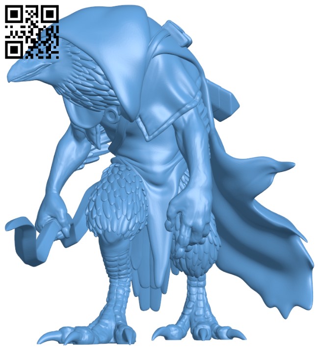 Kenku Rogue H009418 file stl free download 3D Model for CNC and 3d printer