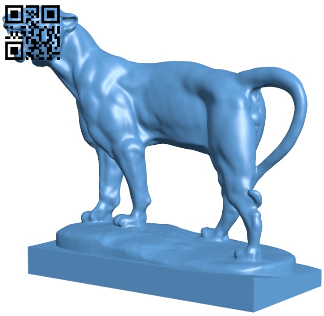 Lion H009312 file stl free download 3D Model for CNC and 3d printer