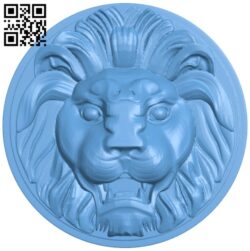 Lion sculpture wall hanger H009285 file stl free download 3D Model for CNC and 3d printer