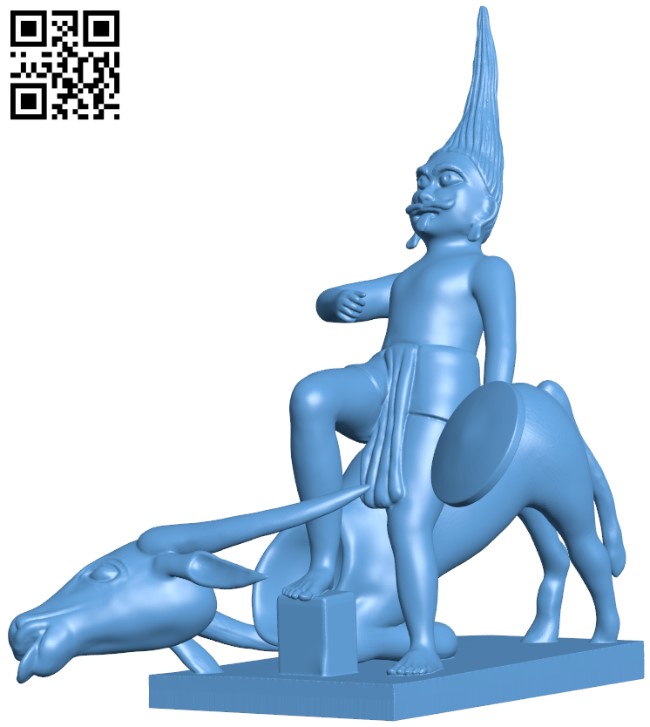 Mahisha, the buffalo demon H009287 file stl free download 3D Model for CNC and 3d printer