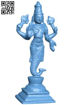 Matsya – First Avatar Of Vishnu H009174 file stl free download 3D Model for CNC and 3d printer