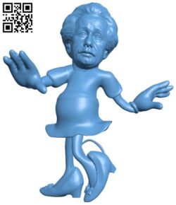 Minnie Mouse and Albert Einstein H009314 file stl free download 3D Model for CNC and 3d printer