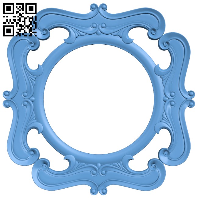 Mirror frame pattern T0001563 download free stl files 3d model for CNC wood carving