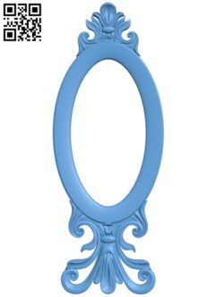 Mirror frame pattern T0001564 download free stl files 3d model for CNC wood carving