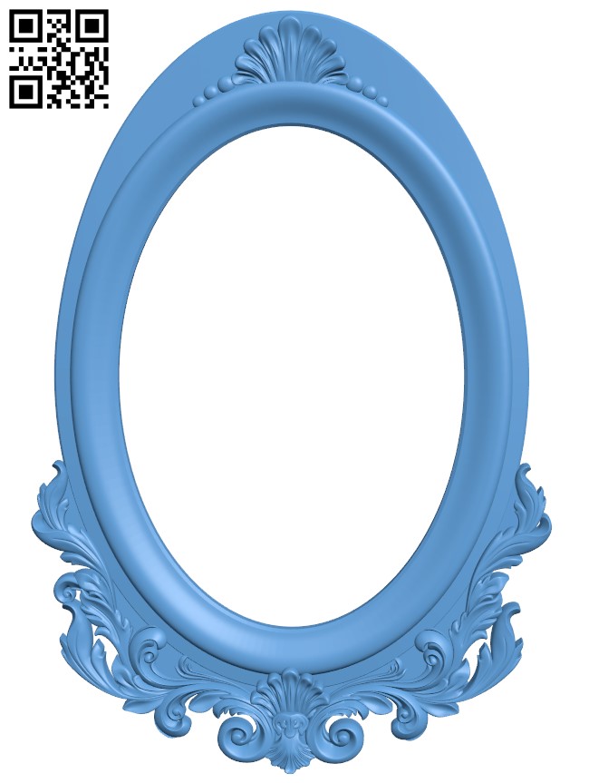 Mirror frame pattern T0001602 download free stl files 3d model for CNC wood carving