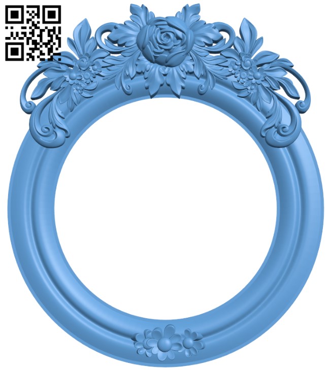 Mirror frame pattern T0001623 download free stl files 3d model for CNC wood carving