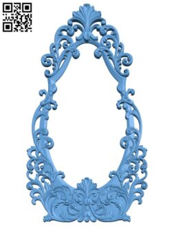 Mirror frame pattern T0001626 download free stl files 3d model for CNC wood carving