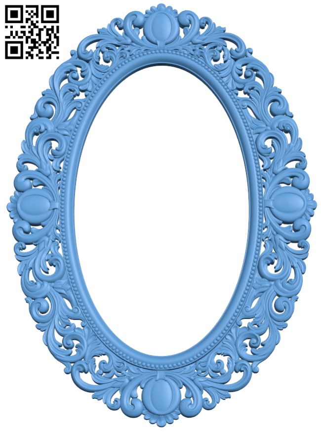 Mirror frame pattern T0001627 download free stl files 3d model for CNC wood carving