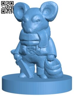 Mouseling Thief H009317 file stl free download 3D Model for CNC and 3d printer