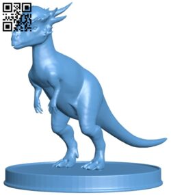 Pachycephalosaurus – Dinosaur H009374 file stl free download 3D Model for CNC and 3d printer