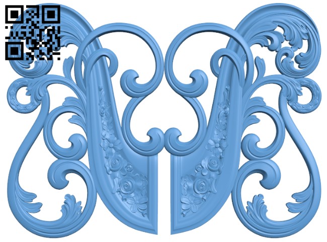 Pattern decor design T0001543 download free stl files 3d model for CNC wood carving