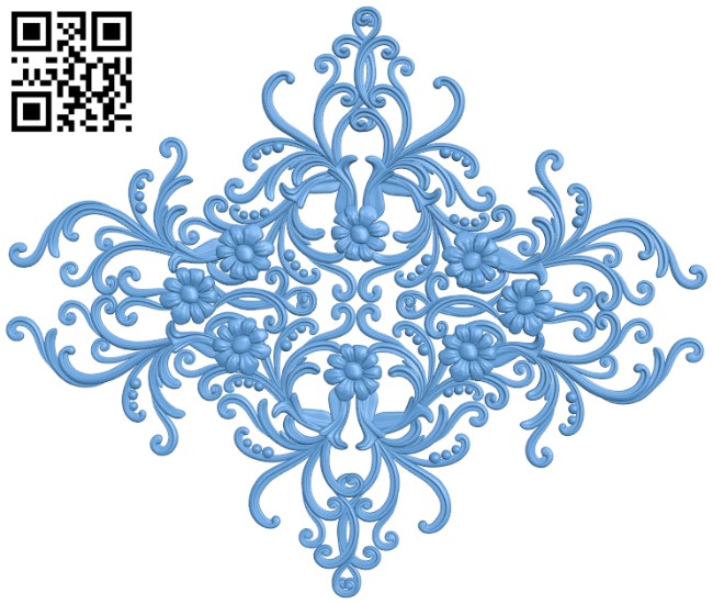 Pattern decor design T0001665 download free stl files 3d model for CNC wood carving