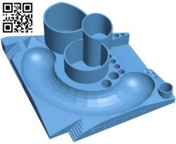 Pen holder H009435 file stl free download 3D Model for CNC and 3d printer