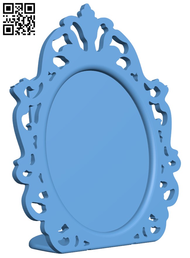 Photo frame H009322 file stl free download 3D Model for CNC and 3d printer