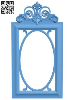 Picture frame or mirror T0001569 download free stl files 3d model for CNC wood carving
