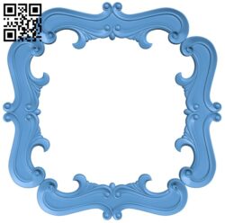 Picture frame or mirror T0001570 download free stl files 3d model for CNC wood carving