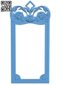 Picture frame or mirror T0001574 download free stl files 3d model for CNC wood carving