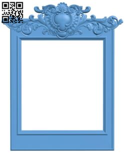 Picture frame or mirror T0001629 download free stl files 3d model for CNC wood carving