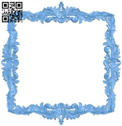 Picture frame or mirror T0001650 download free stl files 3d model for CNC wood carving