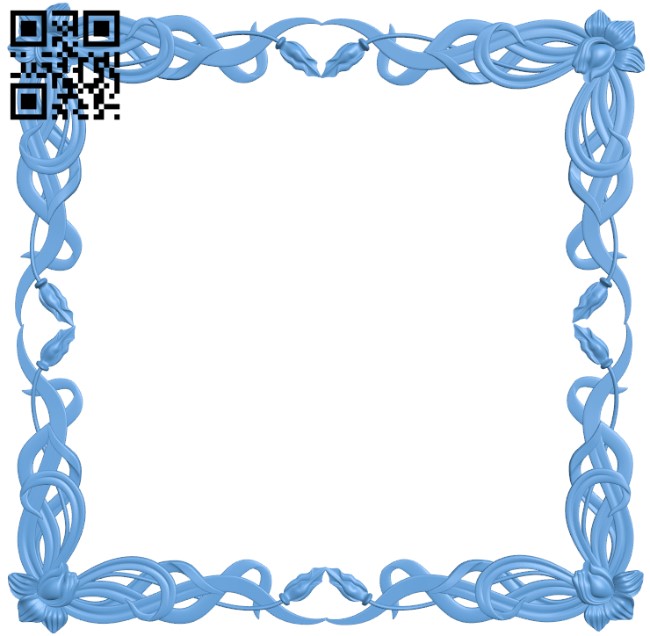 Picture frame or mirror T0001688 download free stl files 3d model for CNC wood carving