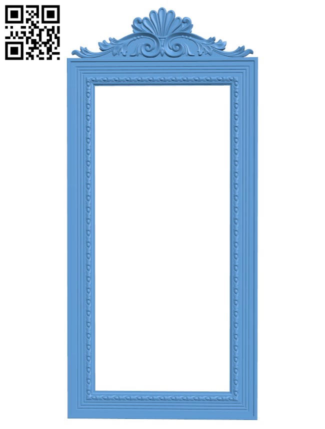 Picture frame or mirror T0001710 download free stl files 3d model for CNC wood carving