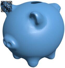 Piggy bank H009180 file stl free download 3D Model for CNC and 3d printer