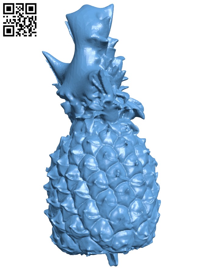 Pineapple H009186 file stl free download 3D Model for CNC and 3d printer