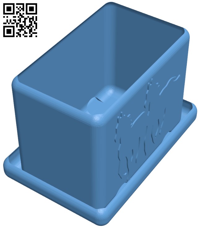 Plant tray horse H009437 file stl free download 3D Model for CNC and 3d printer