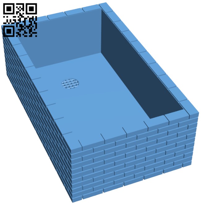 Pot briques H009321 file stl free download 3D Model for CNC and 3d printer