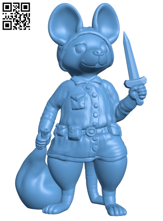 Rat Rogue Remastered H009323 file stl free download 3D Model for CNC and 3d printer