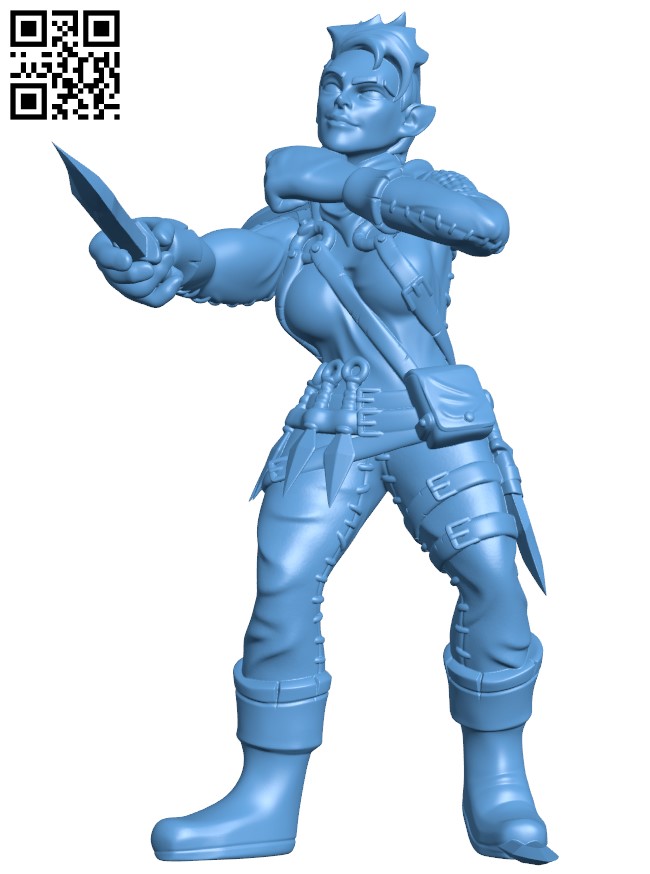 Rogue assassin H009233 file stl free download 3D Model for CNC and 3d printer