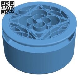 Round box H009328 file stl free download 3D Model for CNC and 3d printer