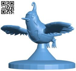 Staravia – Pokemon H009205 file stl free download 3D Model for CNC and 3d printer