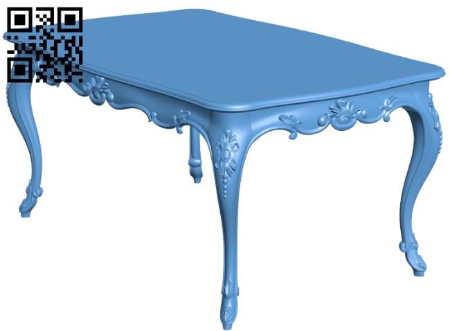 Table T0001478 download free stl files 3d model for CNC wood carving