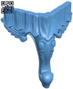 Table legs and chairs T0001455 download free stl files 3d model for CNC wood carving