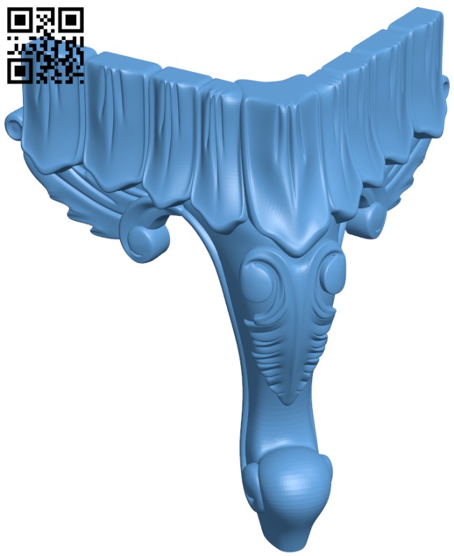 Table legs and chairs T0001455 download free stl files 3d model for CNC wood carving