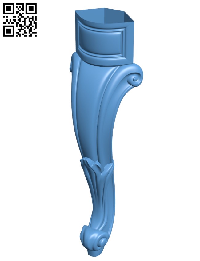 Table legs and chairs T0001695 download free stl files 3d model for CNC wood carving