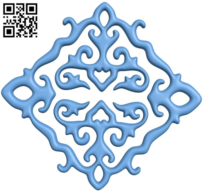 Tatar ornament kamal H009339 file stl free download 3D Model for CNC and 3d printer