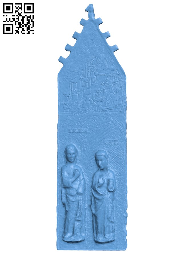 The Annunciation H009211 file stl free download 3D Model for CNC and 3d printer