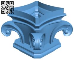 Top of the column T0001595 download free stl files 3d model for CNC wood carving