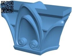 Top of the column T0001598 download free stl files 3d model for CNC wood carving