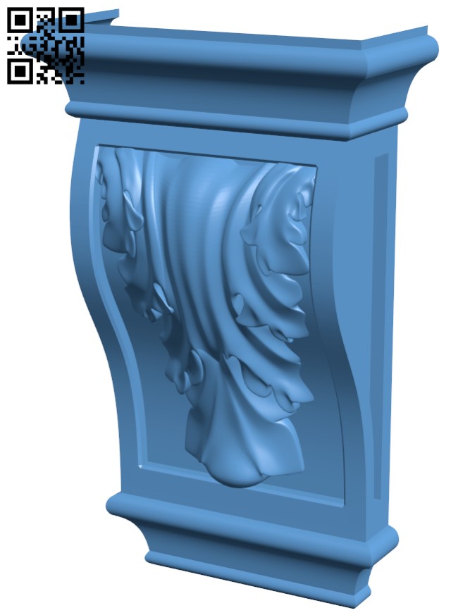 Top of the column T0001600 download free stl files 3d model for CNC wood carving