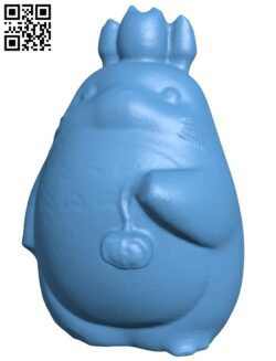 Totoro H009208 file stl free download 3D Model for CNC and 3d printer