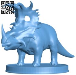 Triceratops – Dinosaur H009387 file stl free download 3D Model for CNC and 3d printer